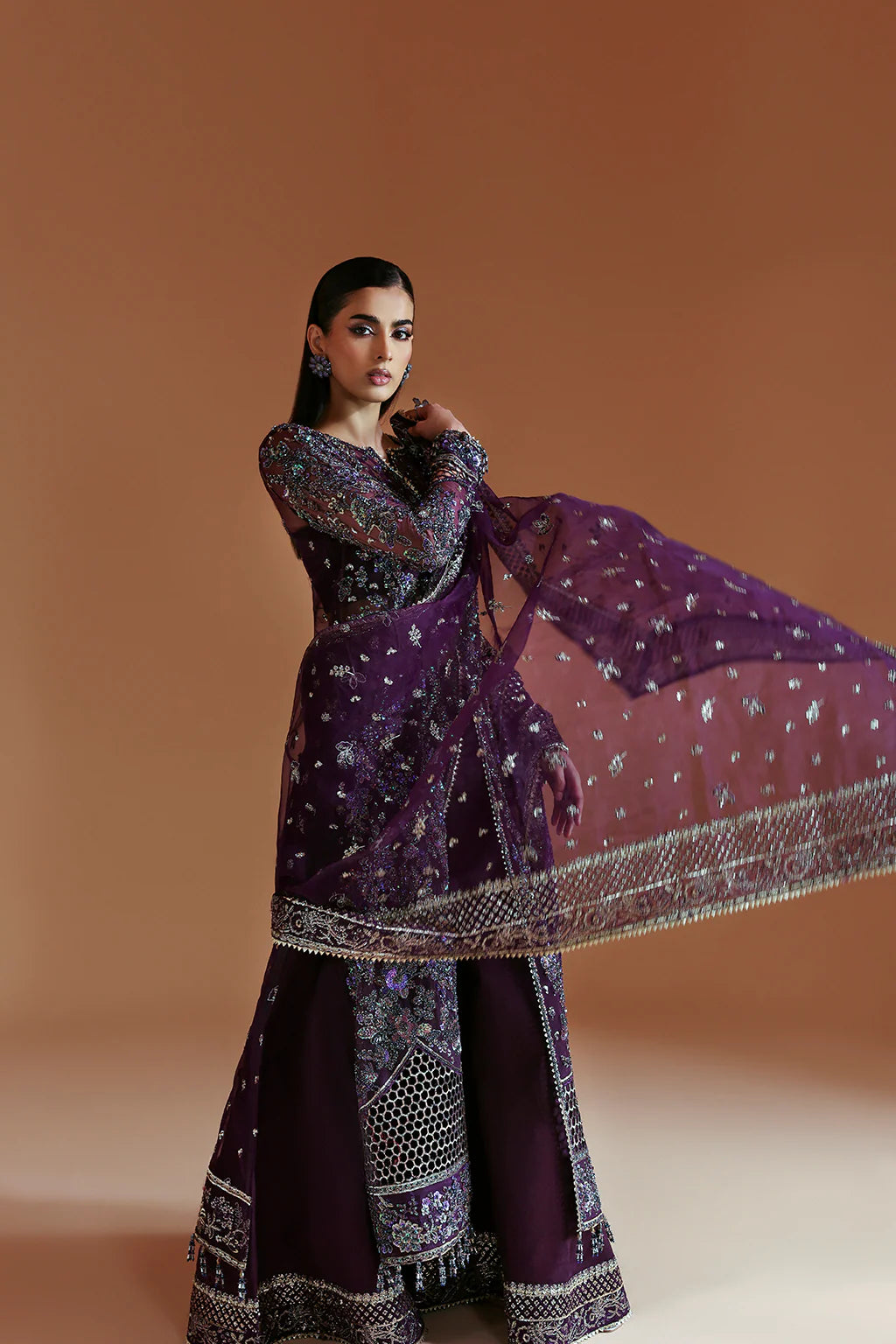 Emaan Adeel Celestique Wedding Formals | Design Amethyst  | Unstitched Collection 2025