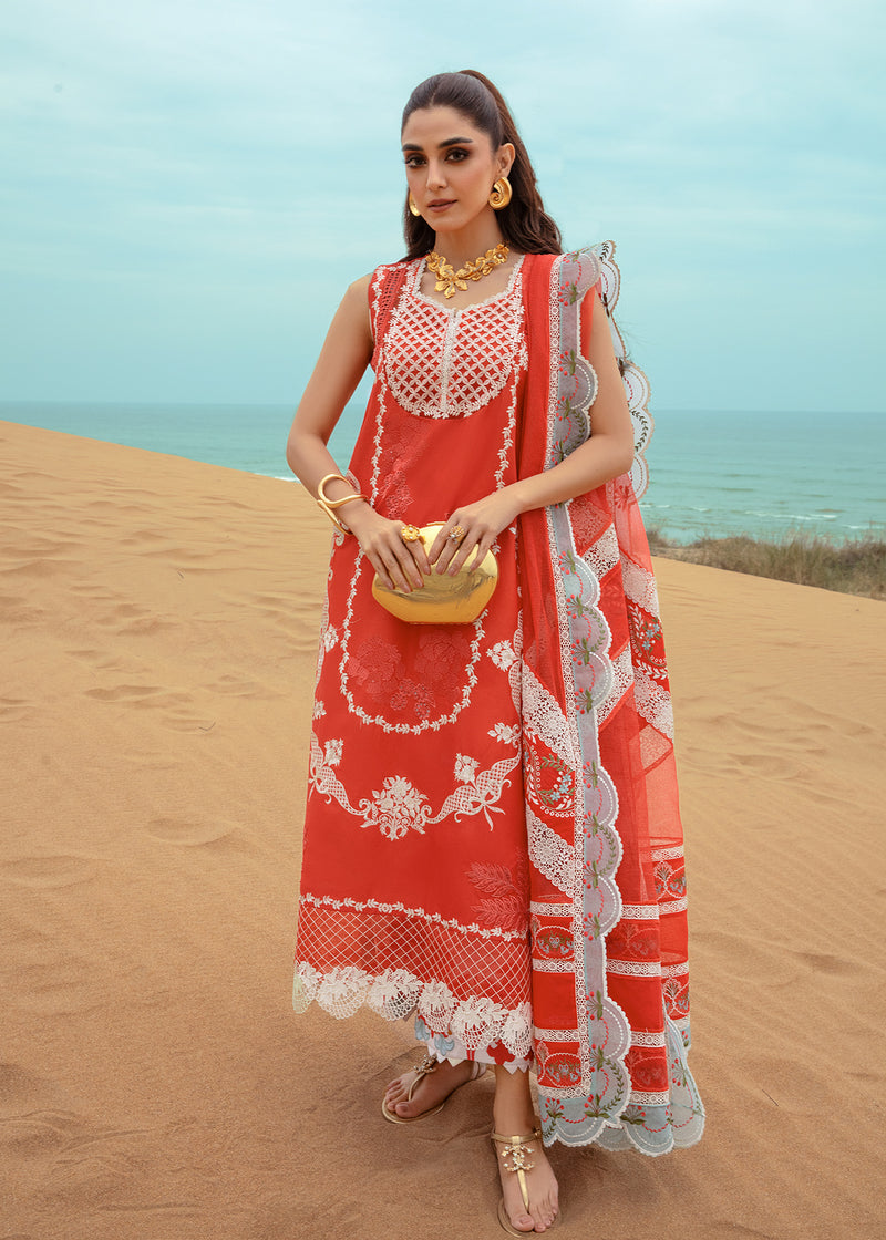 Stars of Fire - Fiesta Coral | Saira Shakira | Crimson Lawn 2024