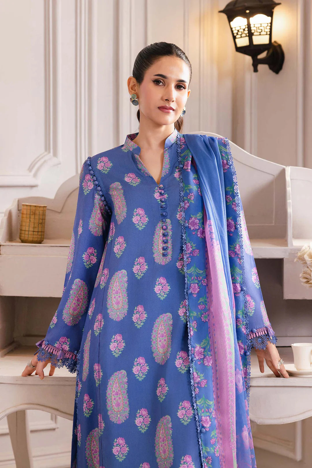 MB-CUS25-11010B | M Basic By Maria B Winter Unstitched Collection 2025