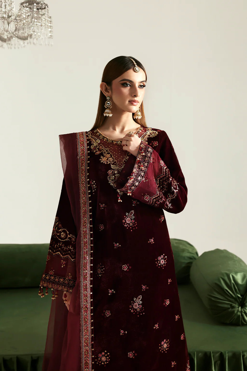 NADIRA | EMAAN ADEEL ZARPOSH VELVET COLLECTION 2025
