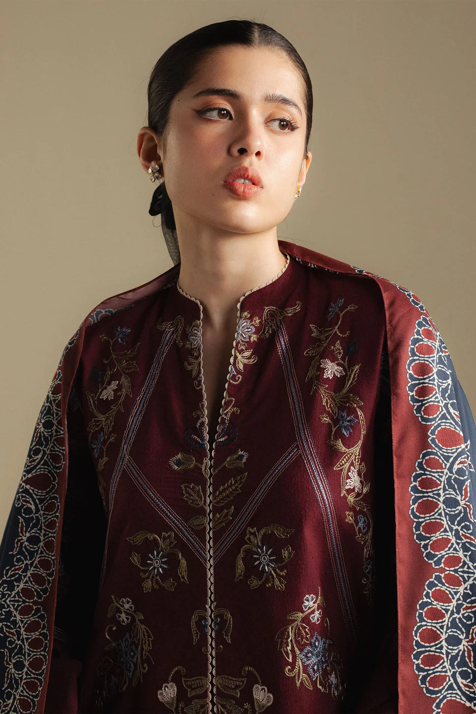 Coral 4B | Coco By Zara Shahjahan Winter Edit| Unstitched Collection 2025