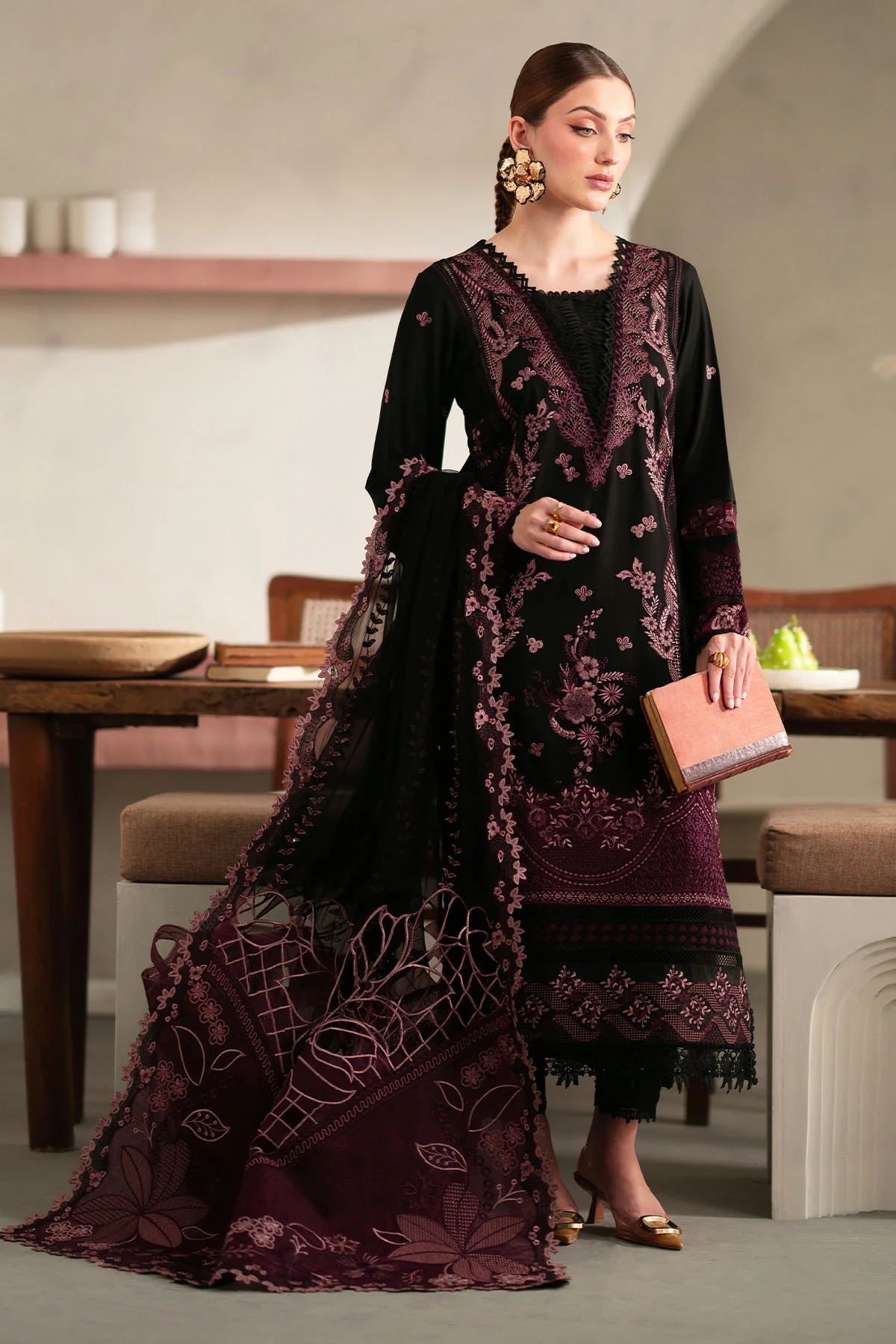 NE-105 | Nureh | Unstitched Karandi Collection 2025