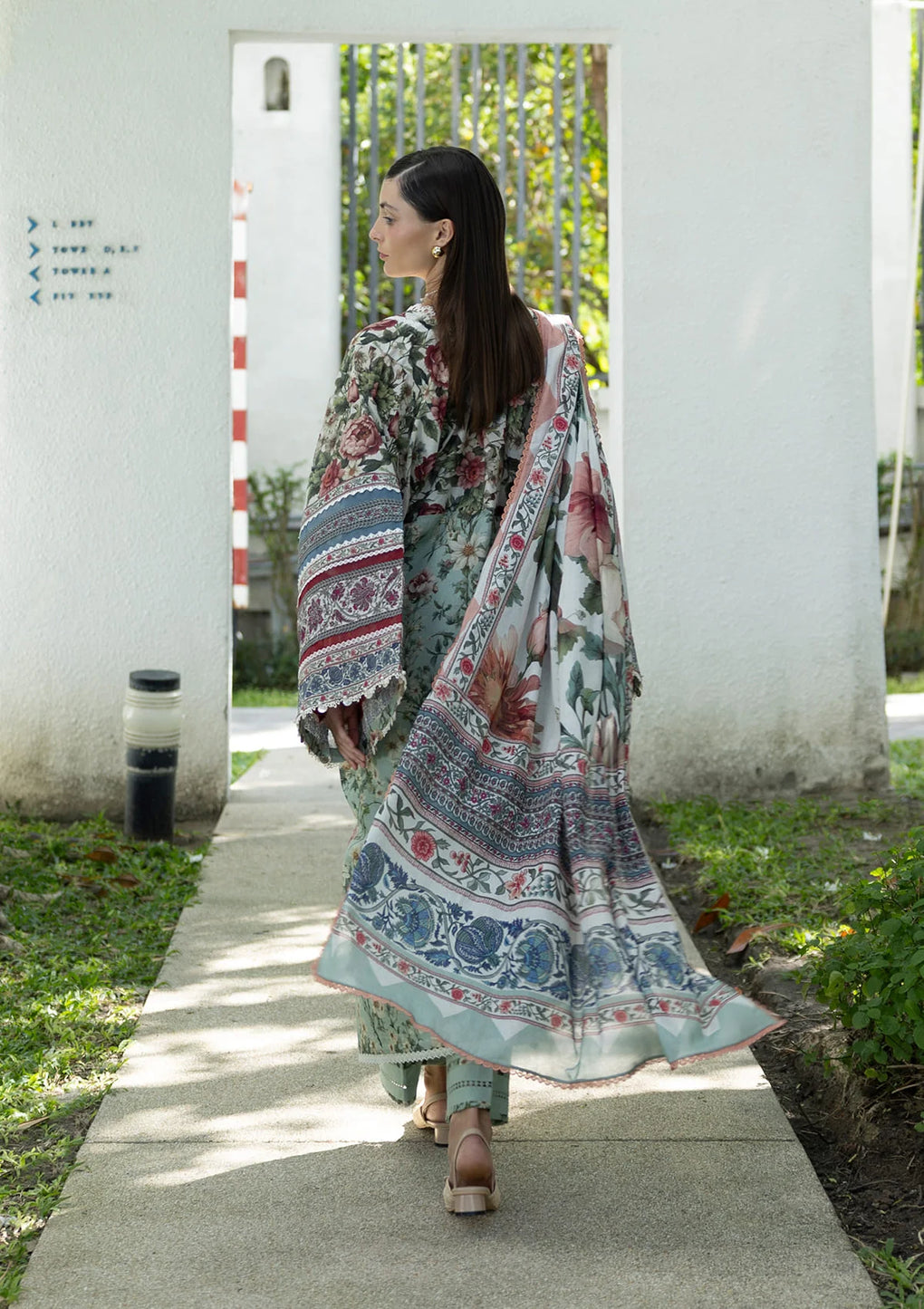 EPN-6B OPALINE GARDEN | Elaf | Santorini Prints Lawn Unstitched Collection 2026