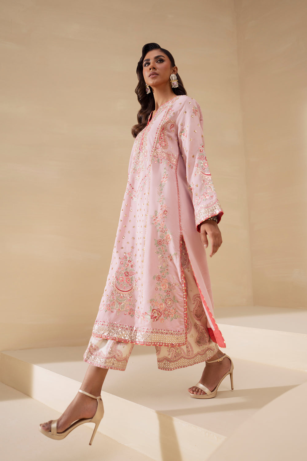 ICE PINK | E0909/104/427 | Ethnc Women | Ready to Wear Boutique Formals 2025