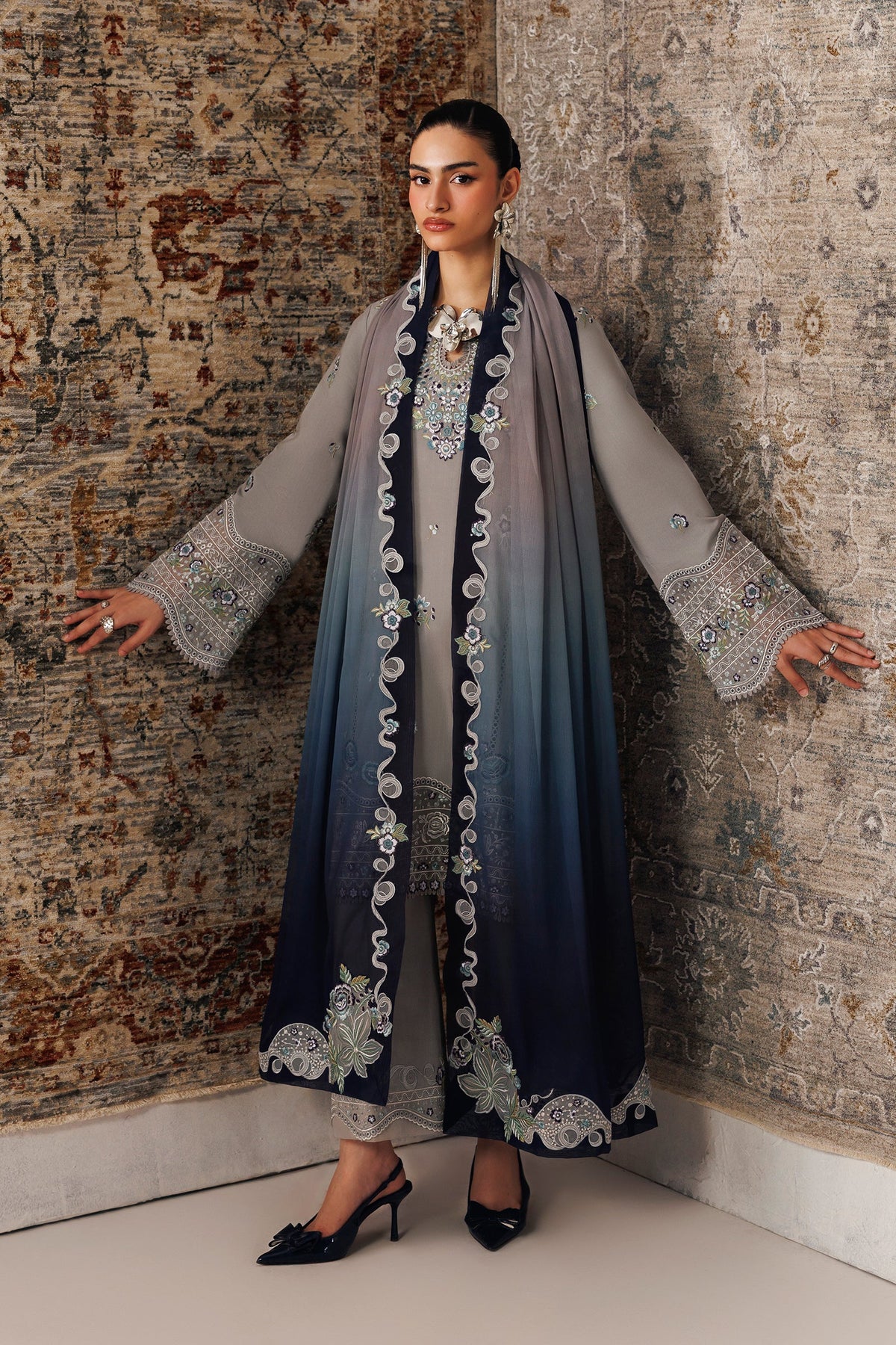 QLW-15 GINA | Qalamkar | Qline Linen Collection 2026