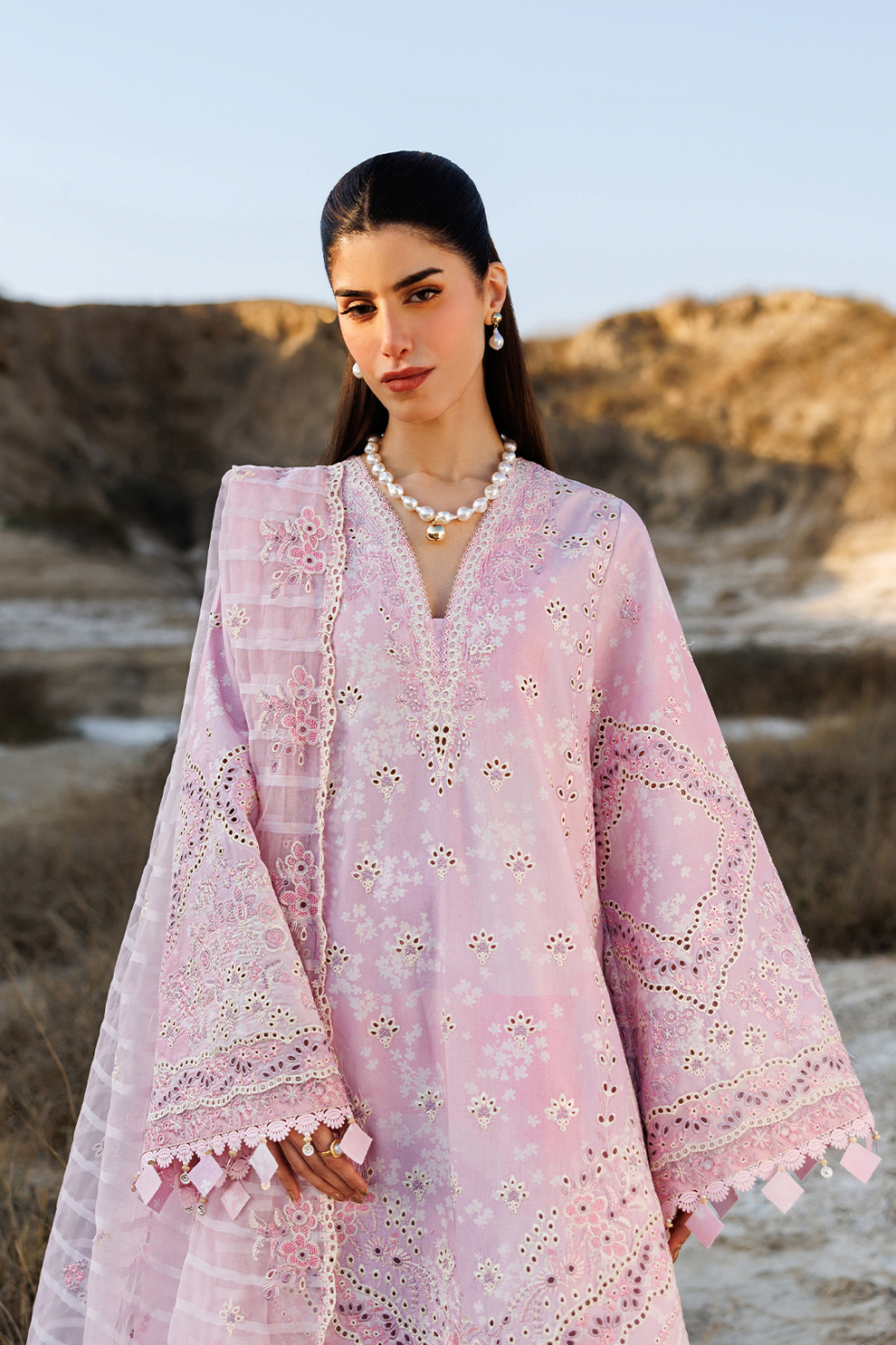 SUMMER SORBET |  Emaan Adeel | Sunlit Groove Luxury Lawn Unstitched Collection 2026