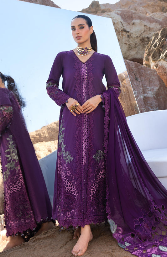MLL-26-07 |  Al Zohaib | Mahiymaan Luxury Unstitched Lawn Collection 2026 