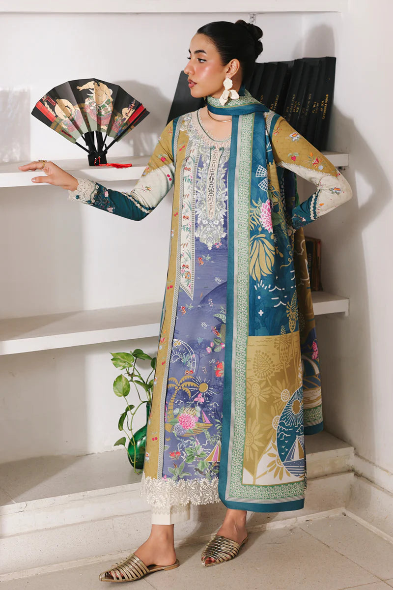 QW - 10A - Alina | Qalamkar  | Qprints Winter Collection 2025