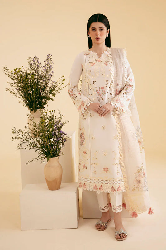 SQ-01 SARV | Qalamkar | Qlinekari Lawn Collection 2024