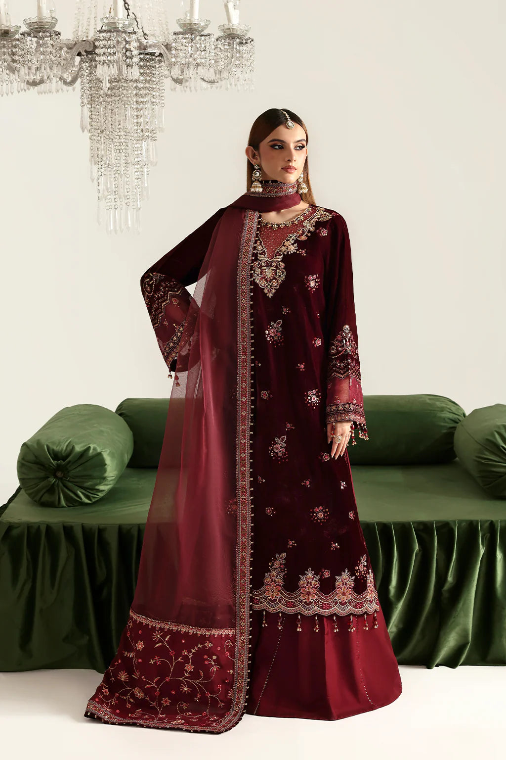 NADIRA | EMAAN ADEEL ZARPOSH VELVET COLLECTION 2025