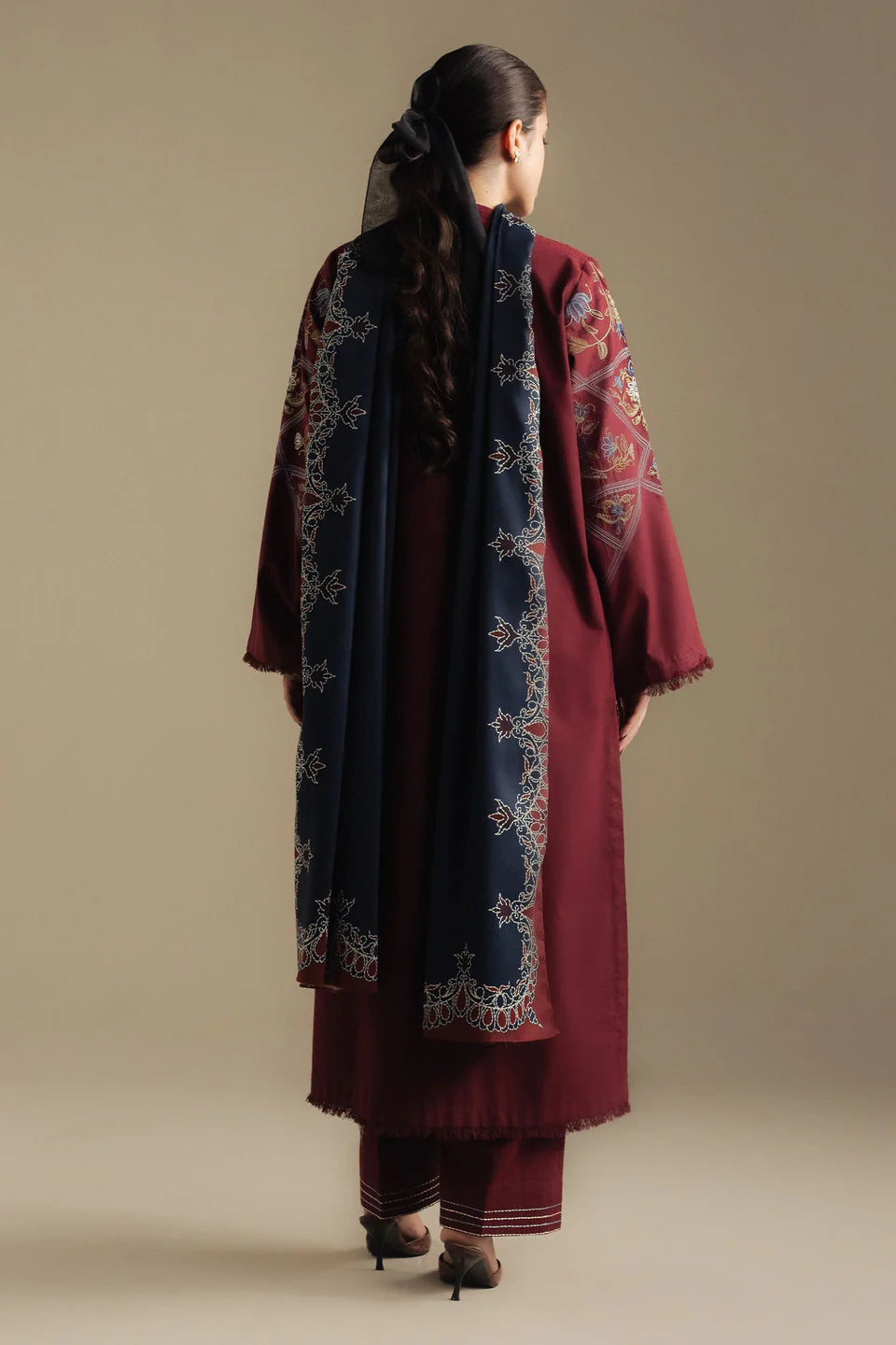 Coral 4B | Coco By Zara Shahjahan Winter Edit| Unstitched Collection 2025