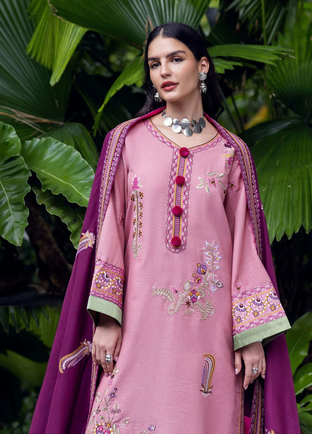 OPAL GLEAM | Mushq | Symphony Hemline Karandi Winter Collection 2025