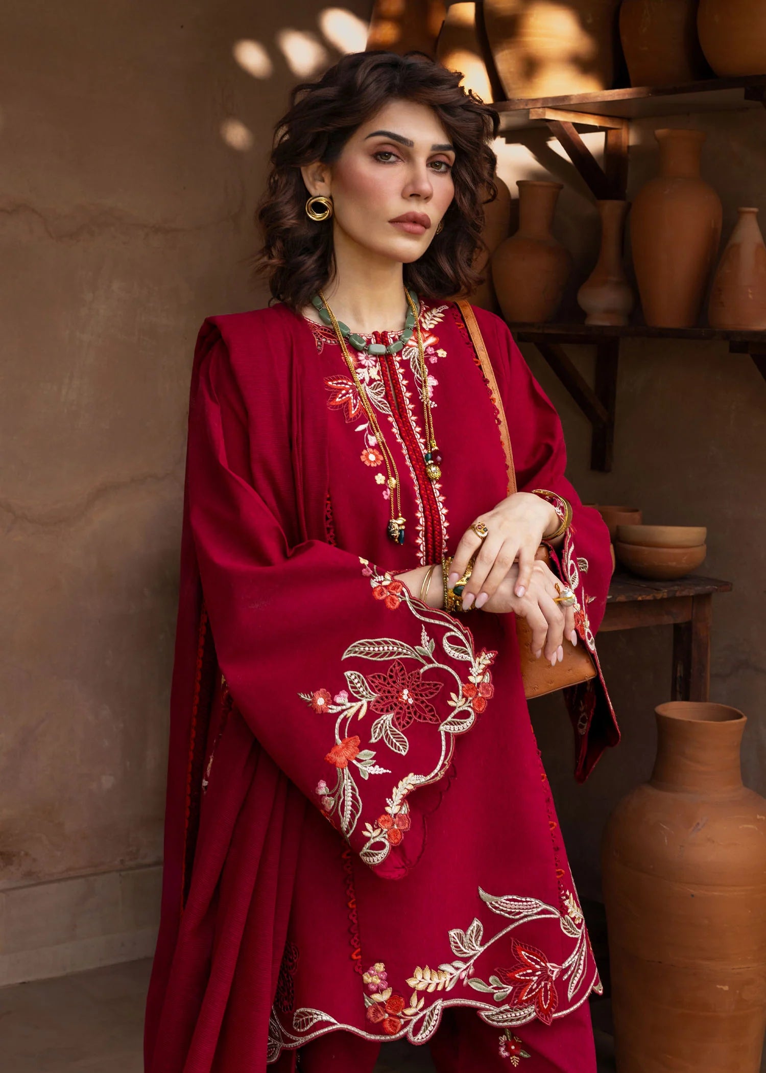 Nina Nakhray | Crimson Mitti Winter Pret Collection 2025