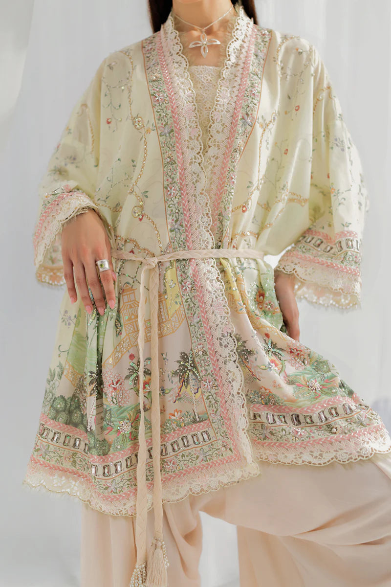 LK-05 ELSA | Qalamkar | Luxe Silk Collection 2025