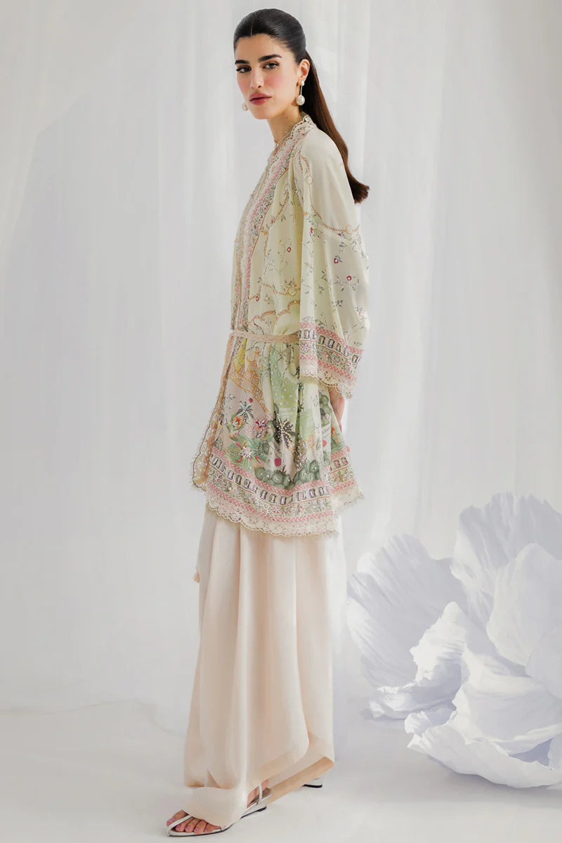 LK-05 ELSA | Qalamkar | Luxe Silk Collection 2025