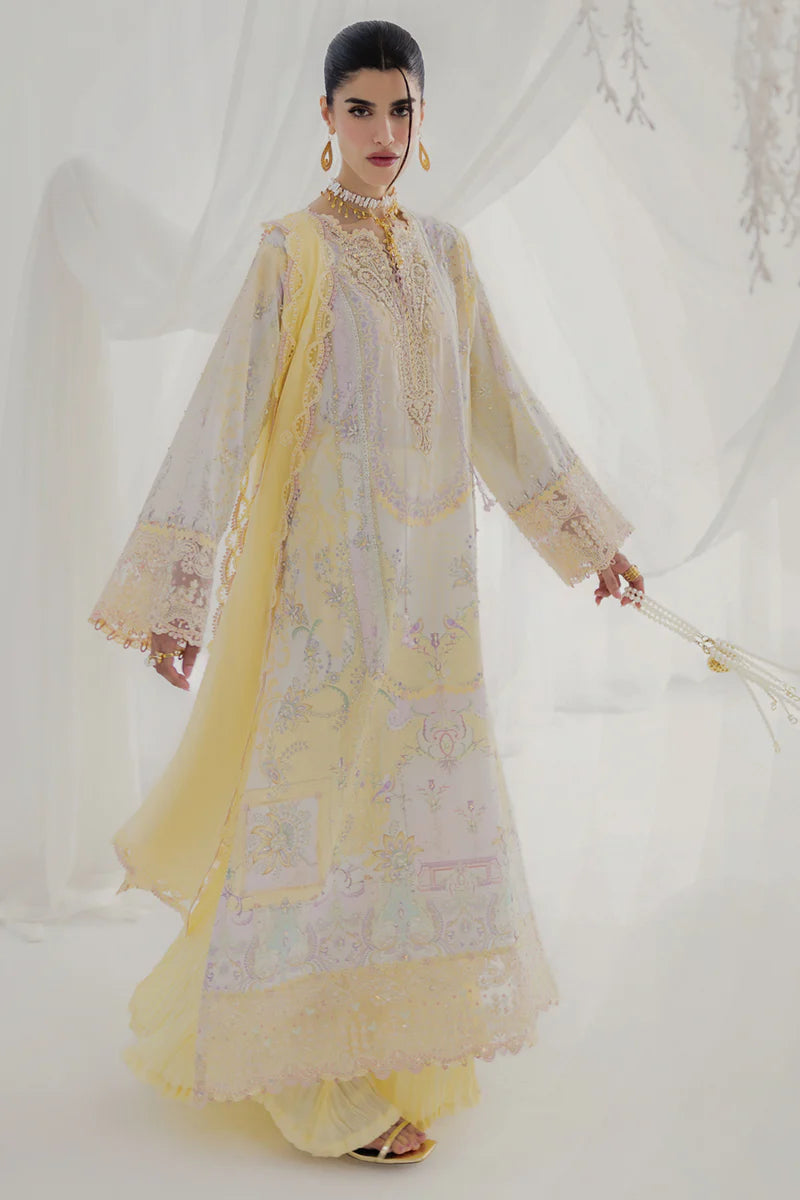 LK-03 LENI | Qalamkar | Luxe Silk Collection 2025