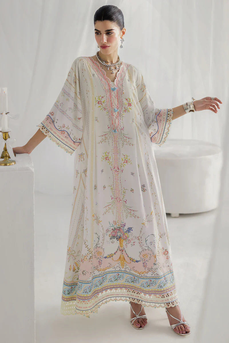 LK-08 BIANCA | Qalamkar | Luxe Silk Collection 2025