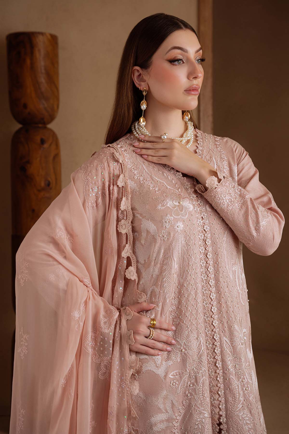 NE-172 | Nureh | Unstitched Karandi Collection 2025