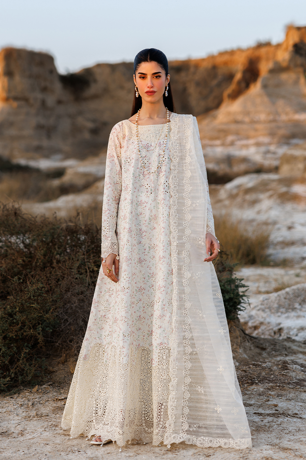 SUNKISSED |  Emaan Adeel | Sunlit Groove Luxury Lawn Unstitched Collection 2026