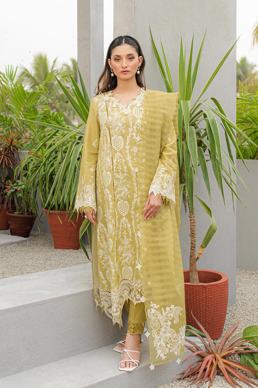 JK-02 MELIS | Qalamkar | Qline Lawn Collection 2024