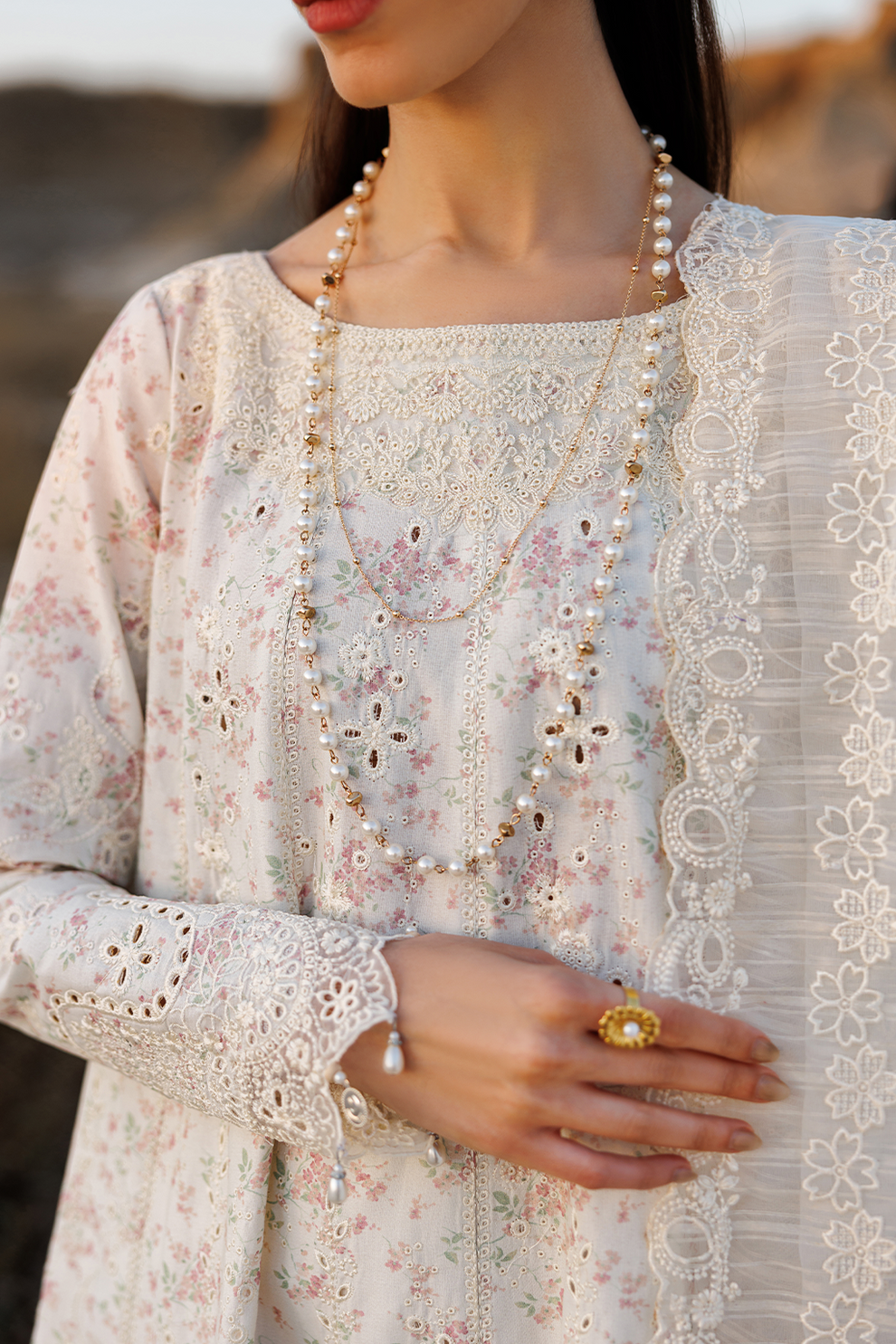 SUNKISSED |  Emaan Adeel | Sunlit Groove Luxury Lawn Unstitched Collection 2026