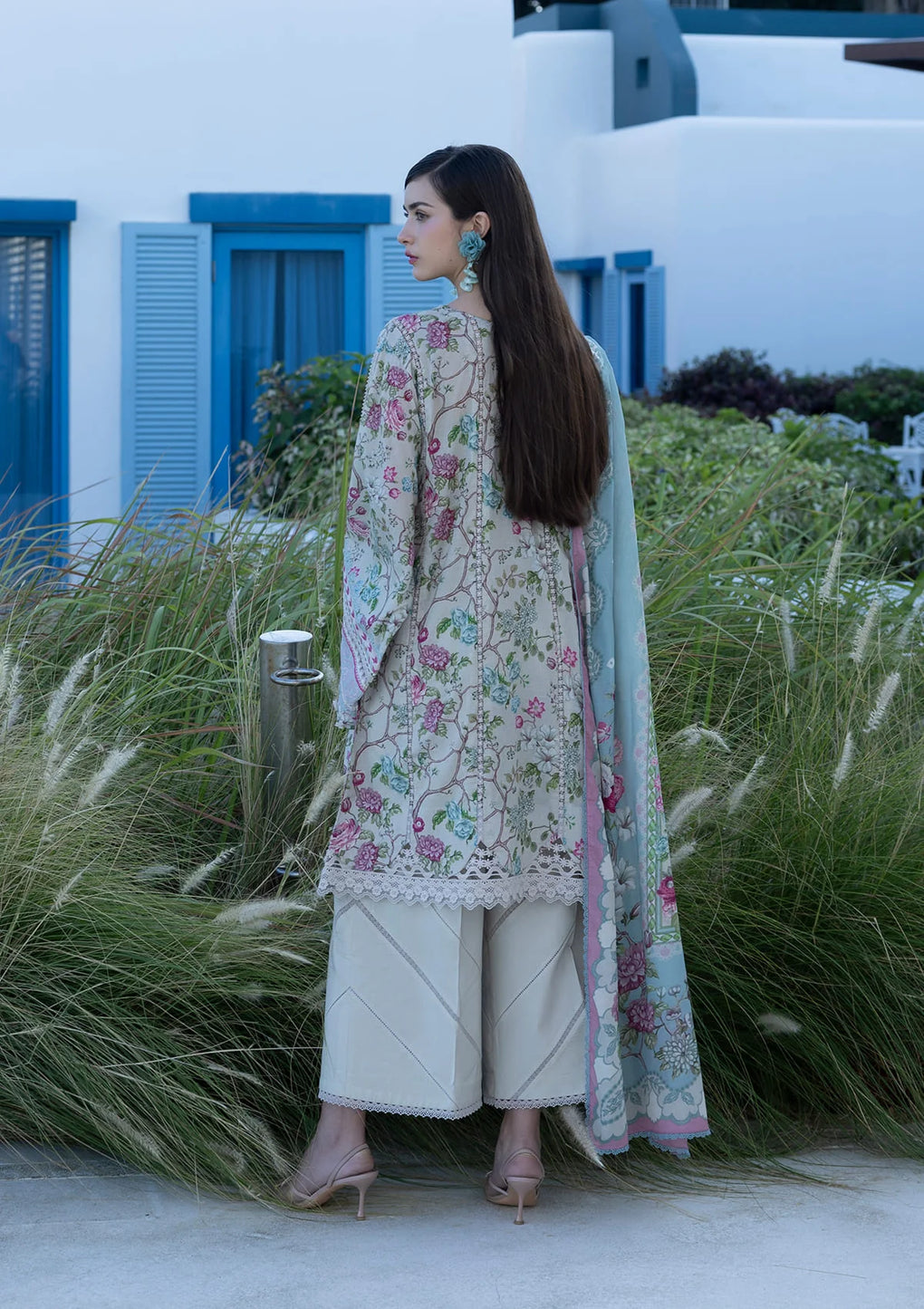 EPN-8B FAIRYTALE | Elaf | Santorini Prints Lawn Unstitched Collection 2026