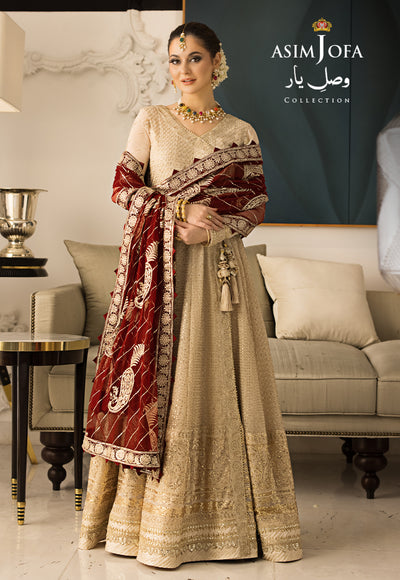 D-07 | Asim Jofa | Vasl e yaar unstitched collection 2023