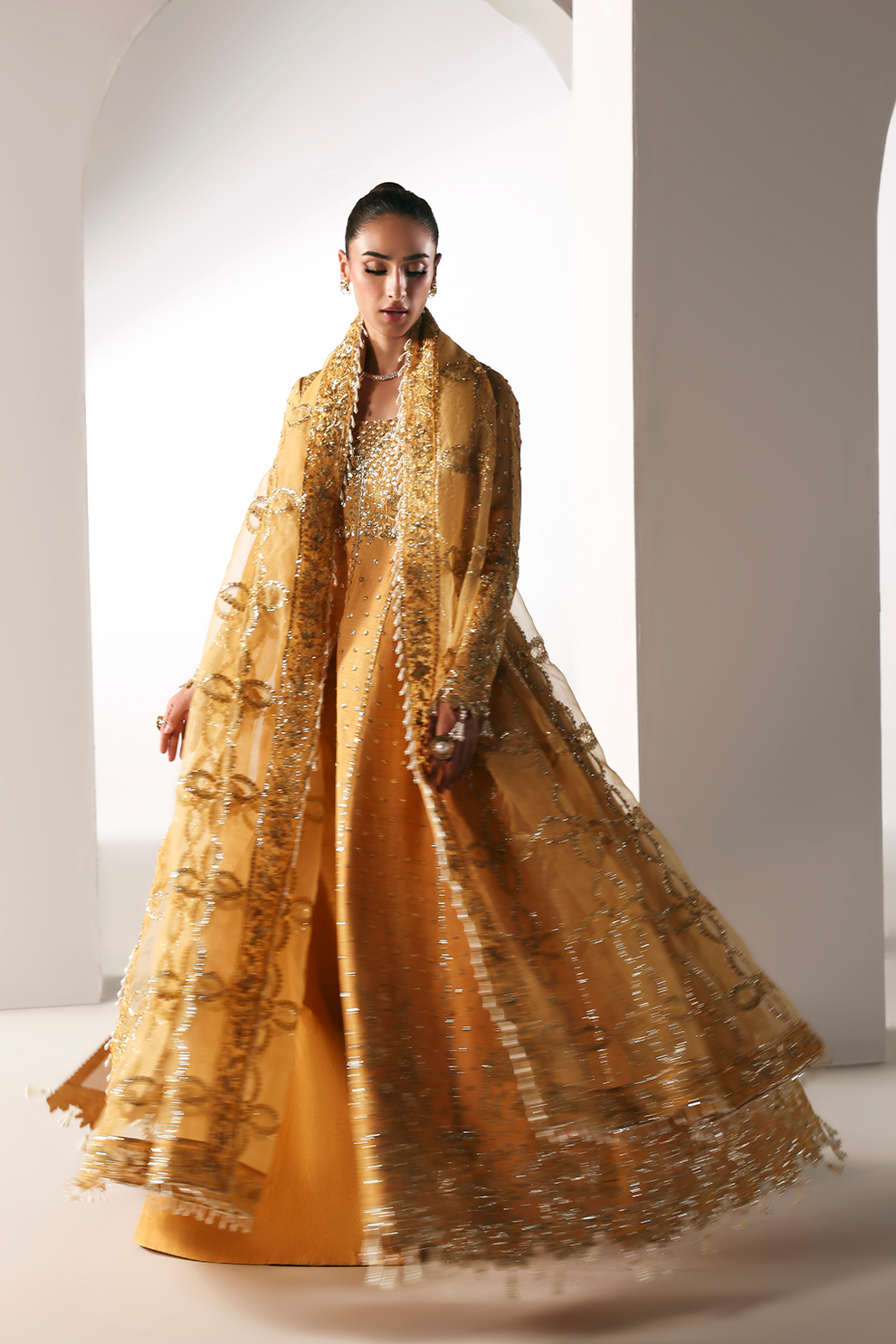GOLDEN HOUR | Emaan Adeel | Serein Luxe Silk Unstitched Collection 2026 