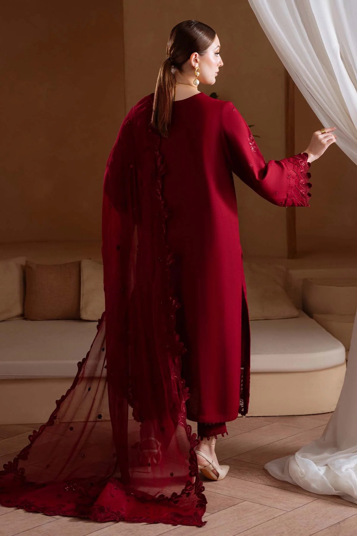 NE-173 | Nureh | Unstitched Karandi Collection 2025