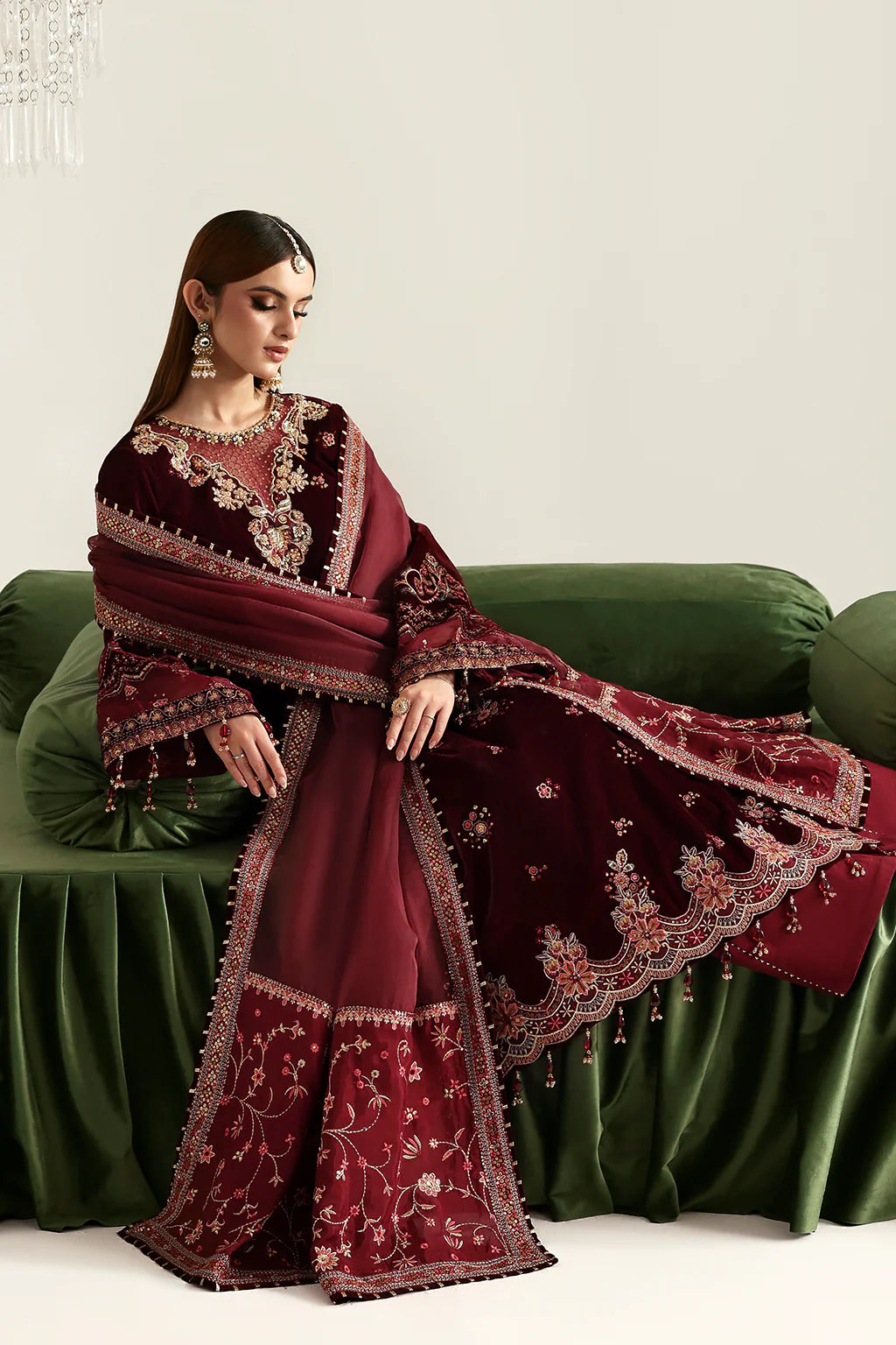 NADIRA | EMAAN ADEEL ZARPOSH VELVET COLLECTION 2025