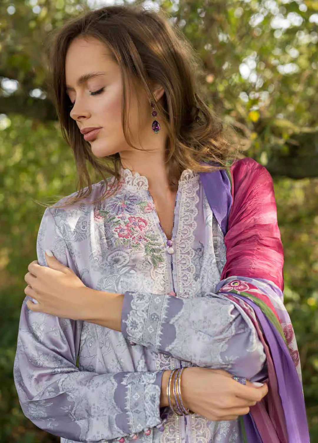 Design 01 | Sobia Nazir  | Satin Silk Collection 2025