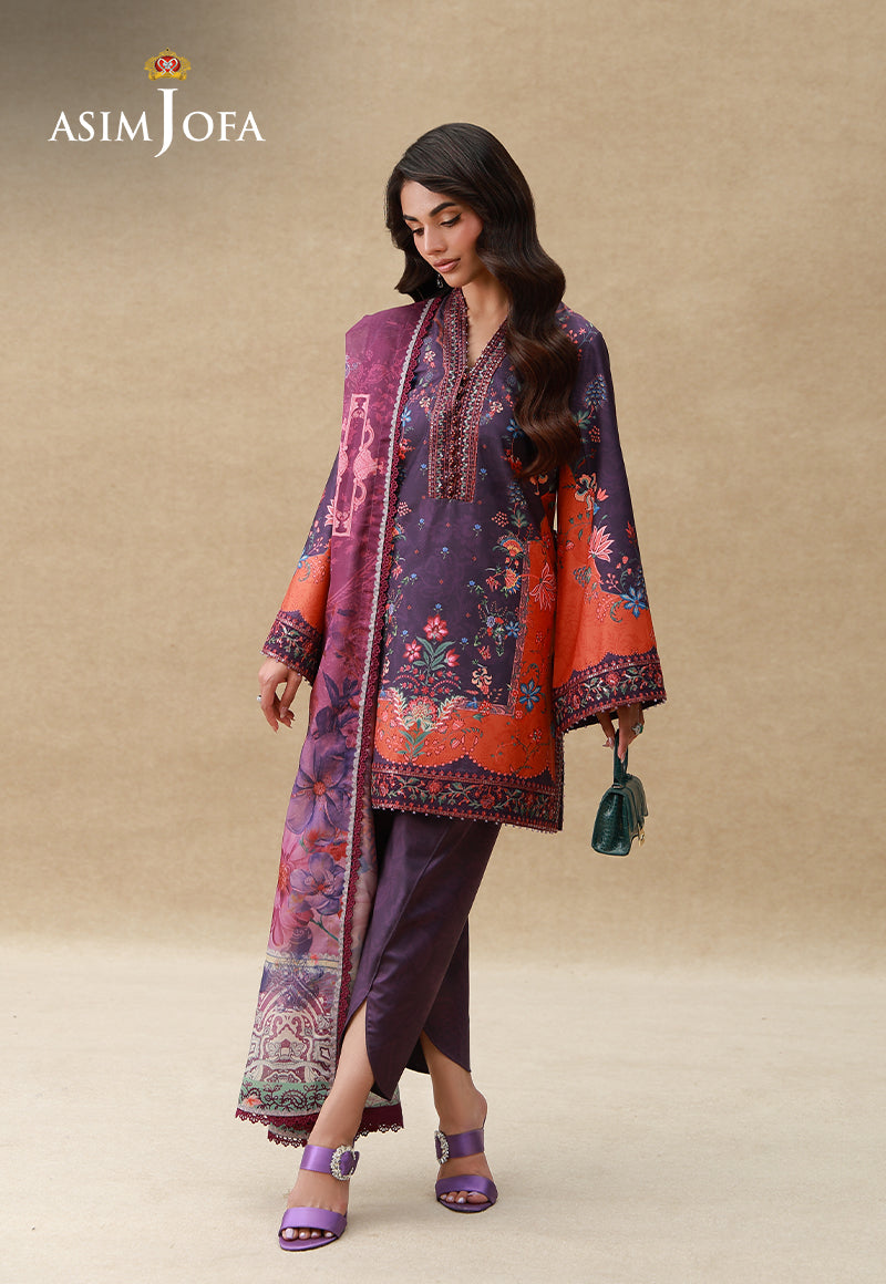 AJULSC-10 | Asim Jofa | Silk Gandeur Unstitched Collection 2026