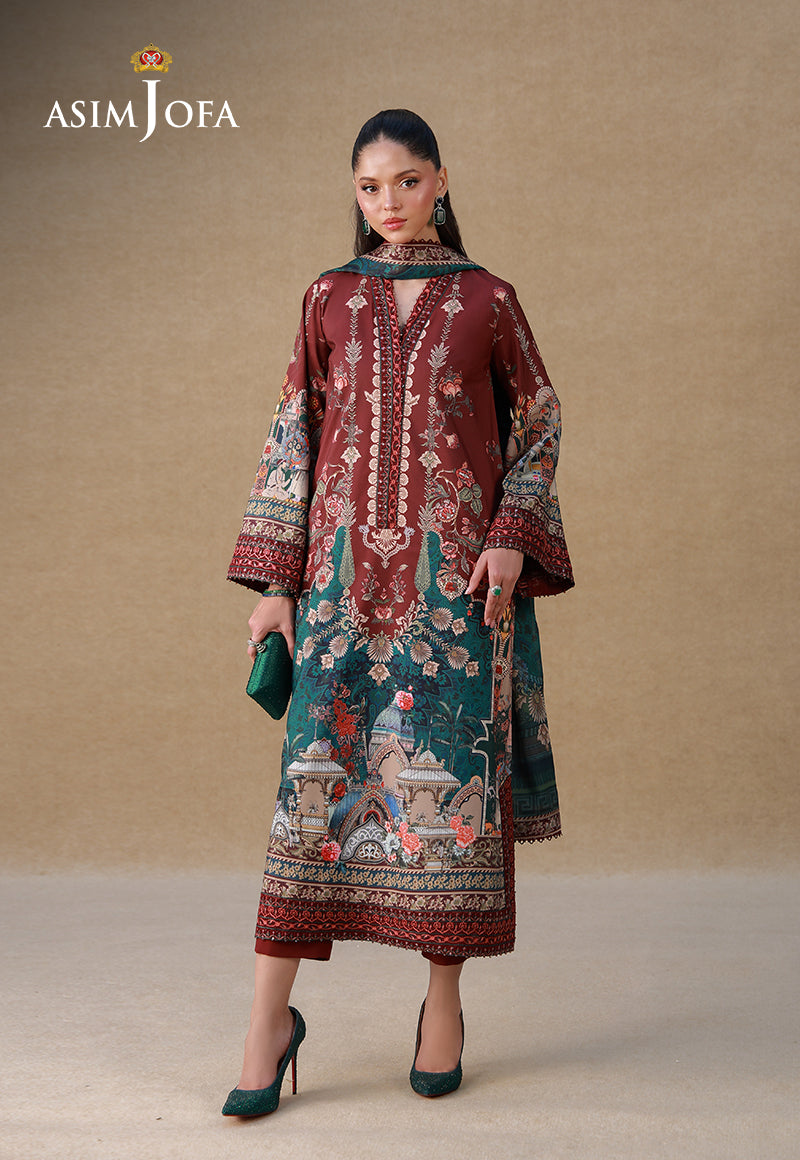 AJULSC-07 | Asim Jofa | Silk Gandeur Unstitched Collection 2026