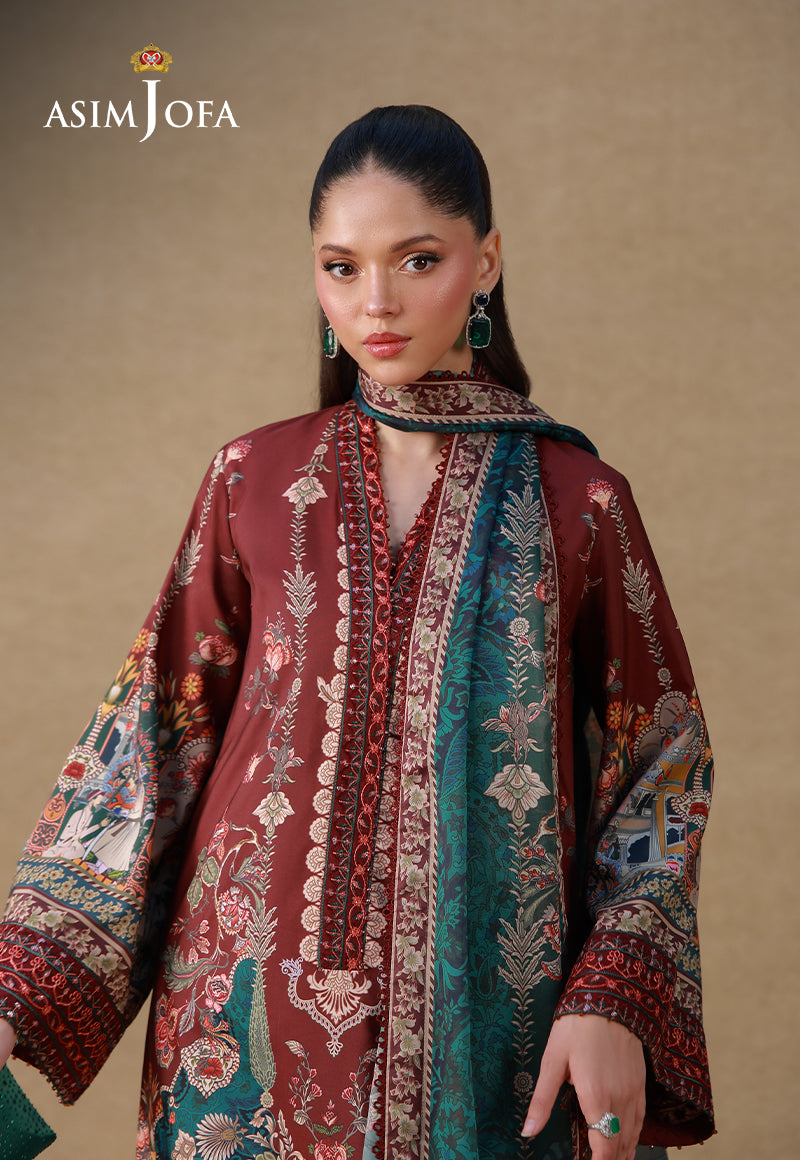 AJULSC-07 | Asim Jofa | Silk Gandeur Unstitched Collection 2026