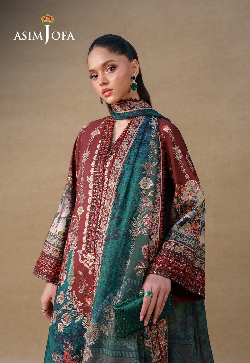 AJULSC-07 | Asim Jofa | Silk Gandeur Unstitched Collection 2026