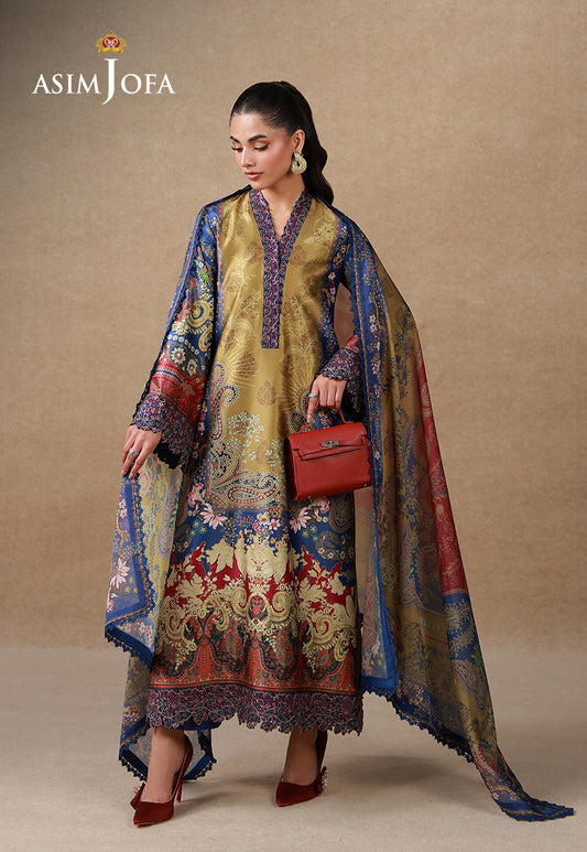 AJULSC-01 | Asim Jofa | Silk Gandeur Unstitched Collection 2026