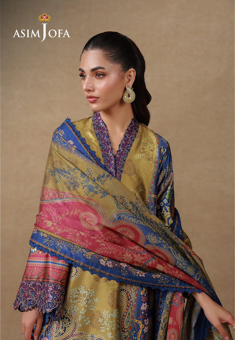 AJULSC-01 | Asim Jofa | Silk Gandeur Unstitched Collection 2026