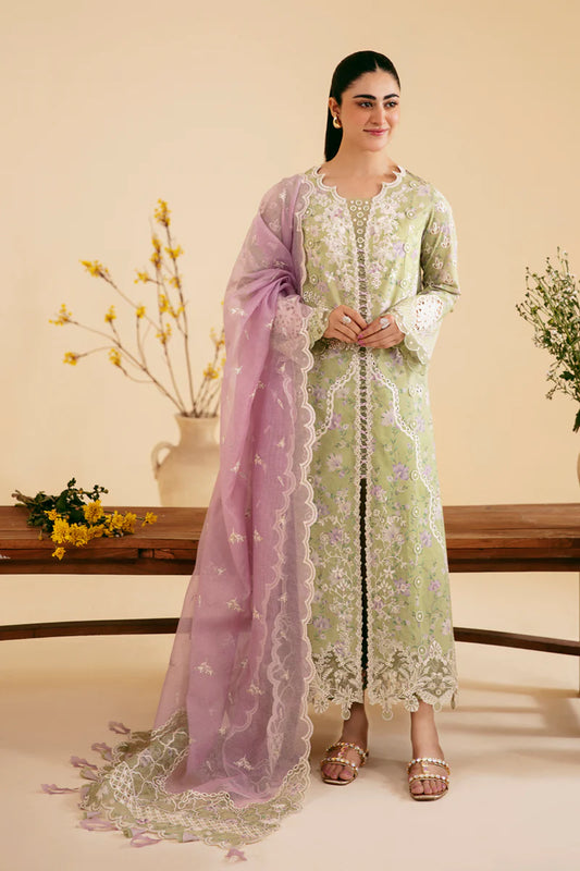 SQ-10 VEHJA | Qalamkar | Qlinekari Lawn Collection 2024