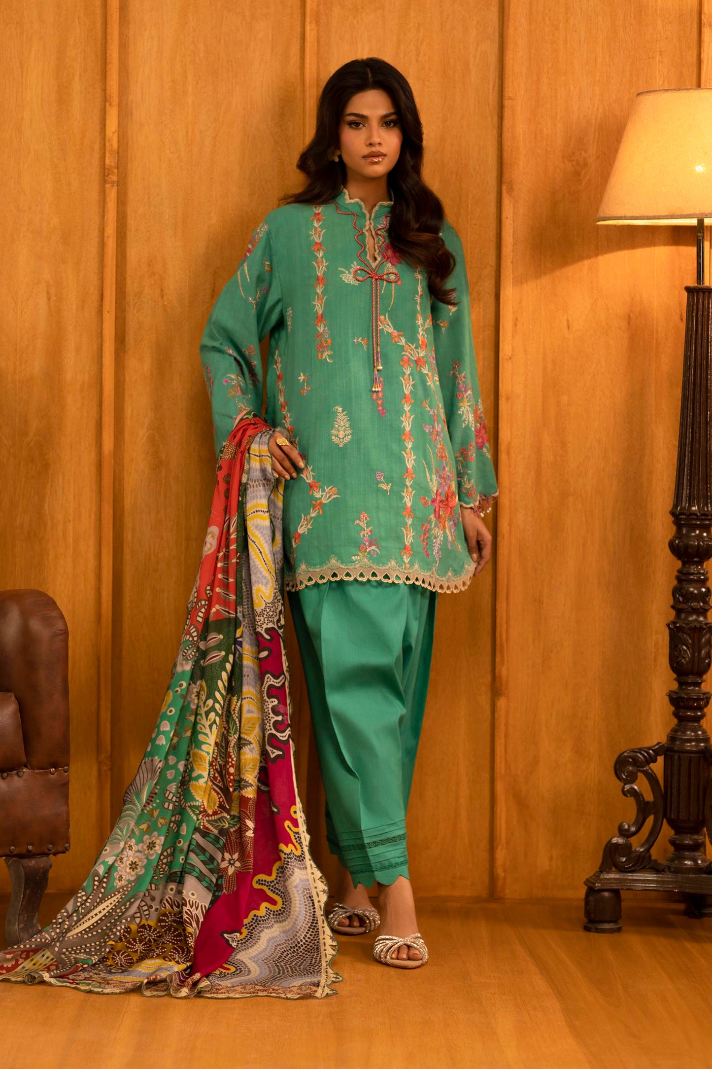 M253-08A-3CY | Sana Safinaz Muzlin Winter Collection 2025