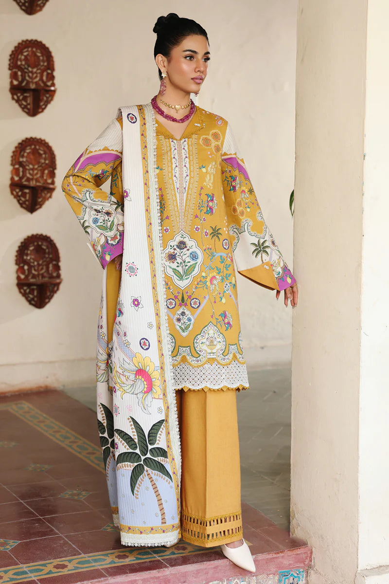 QW - 07A - Celina  | Qalamkar  | Qprints Winter Collection 2025