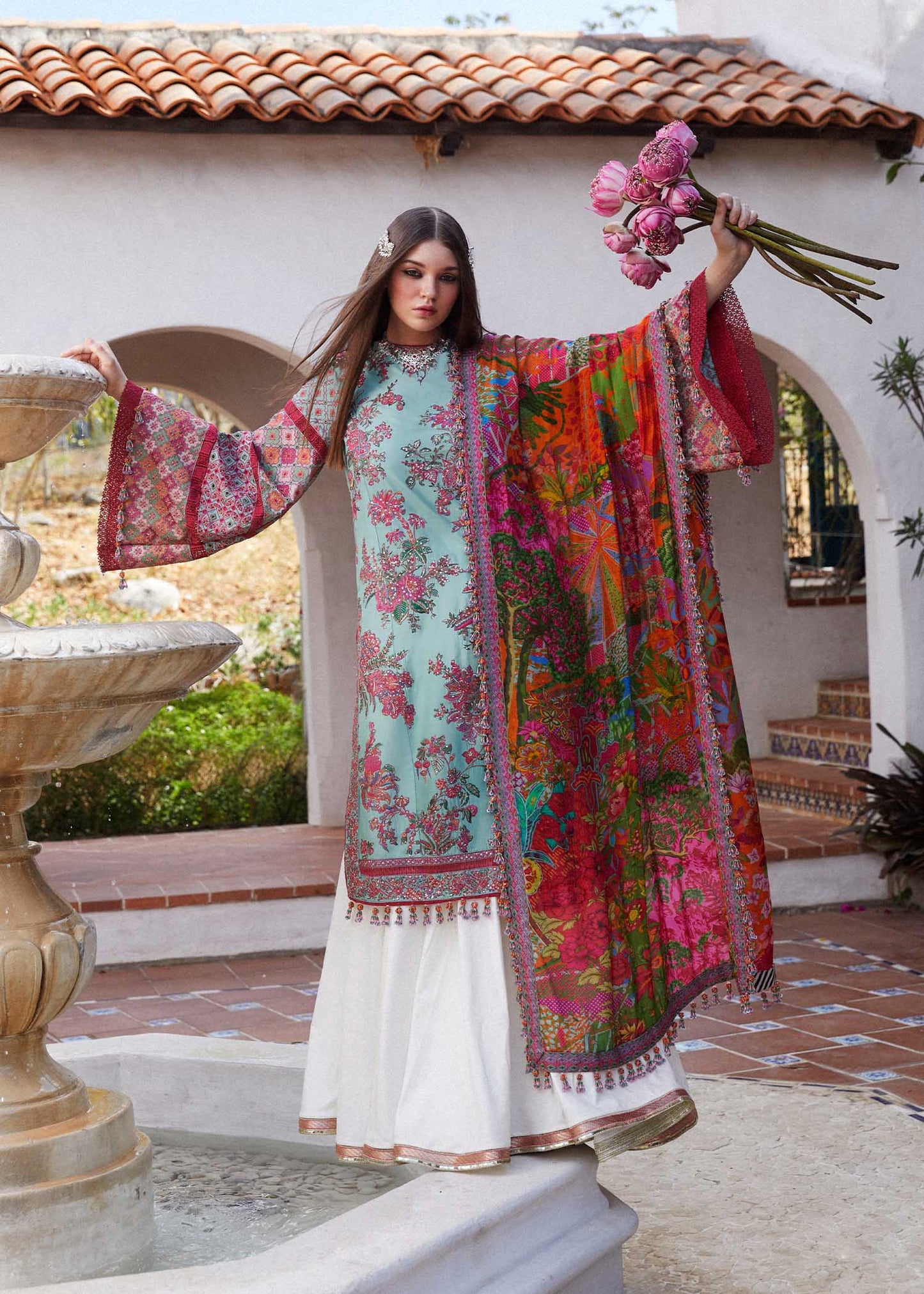 FLORET | Hussain Rehar | Eid Luxury Lawn 2024