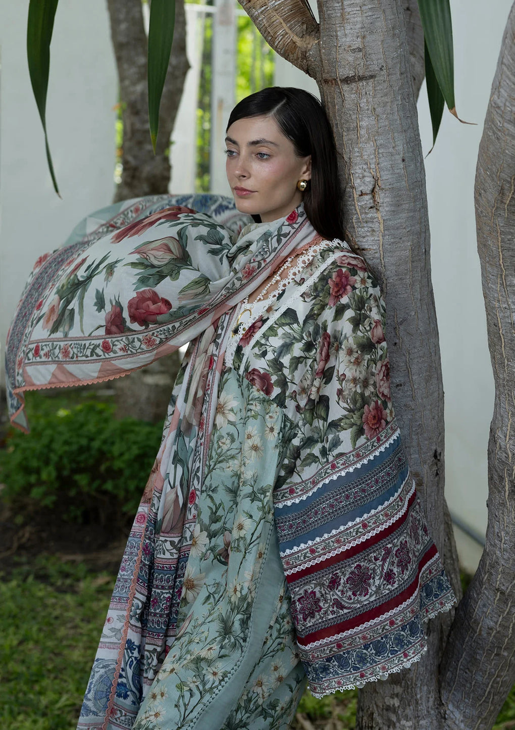 EPN-6B OPALINE GARDEN | Elaf | Santorini Prints Lawn Unstitched Collection 2026