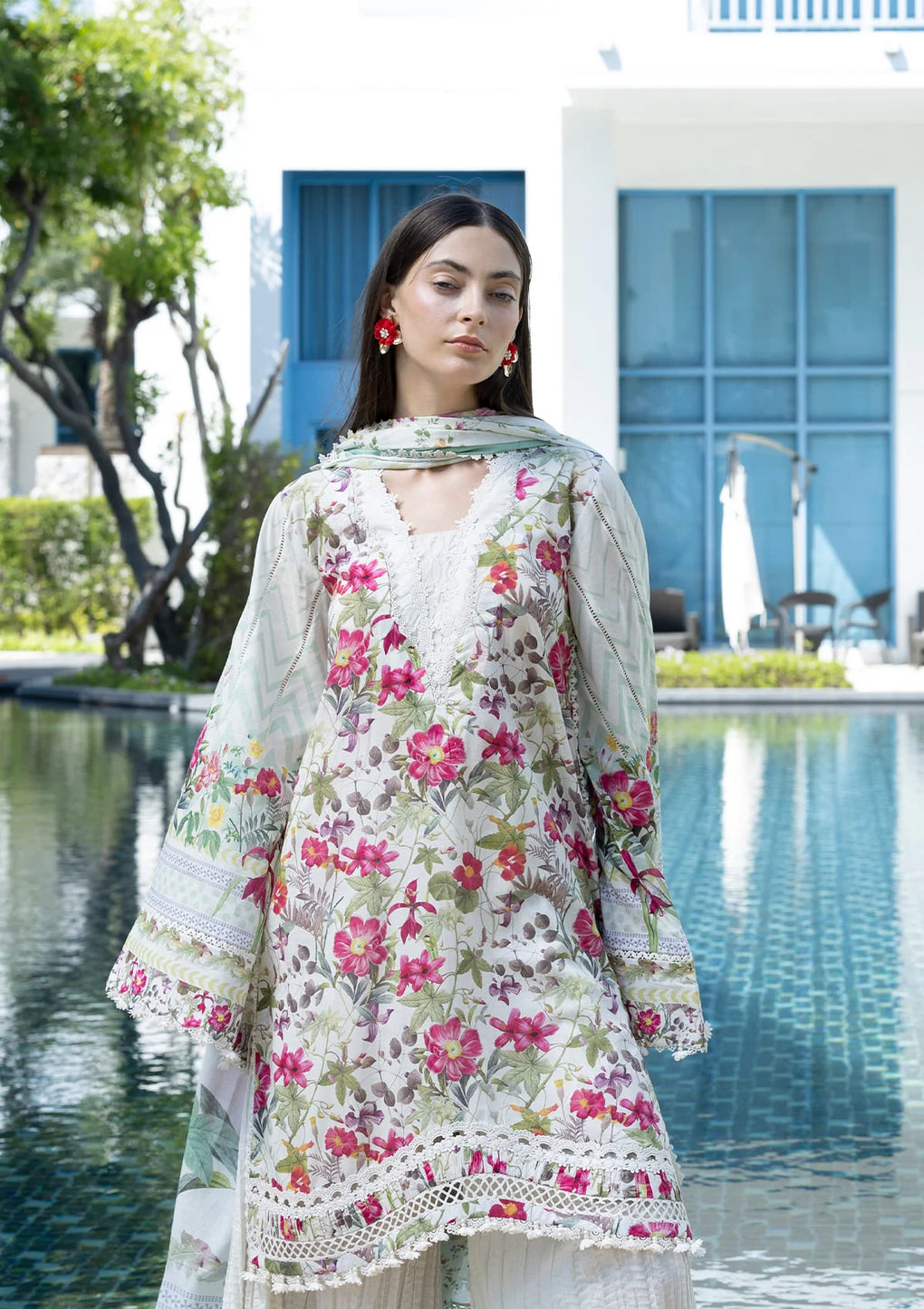 EPN-9B CHANTILLY| Elaf | Santorini Prints Lawn Unstitched Collection 2026