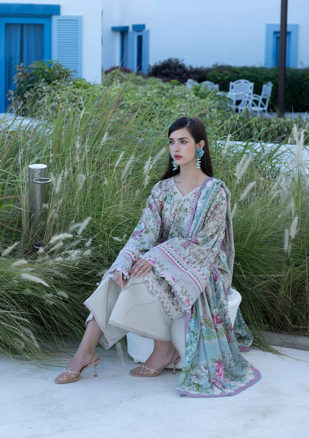 EPN-8B FAIRYTALE | Elaf | Santorini Prints Lawn Unstitched Collection 2026