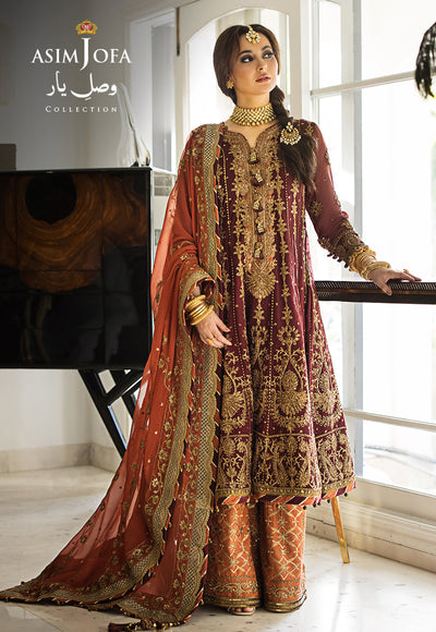 D-02 | Asim Jofa | Vasl e yaar unstitched collection 2023