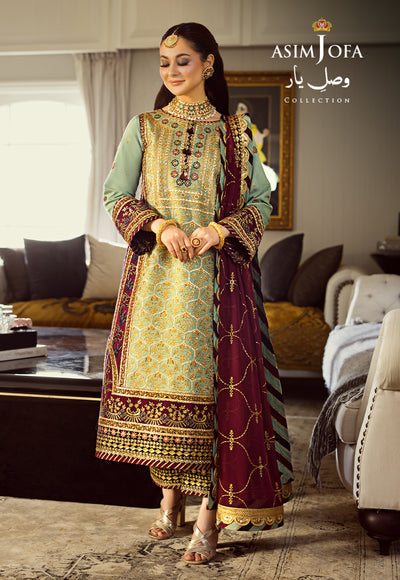 D-06 | Asim Jofa | Vasl e yaar unstitched collection 2023