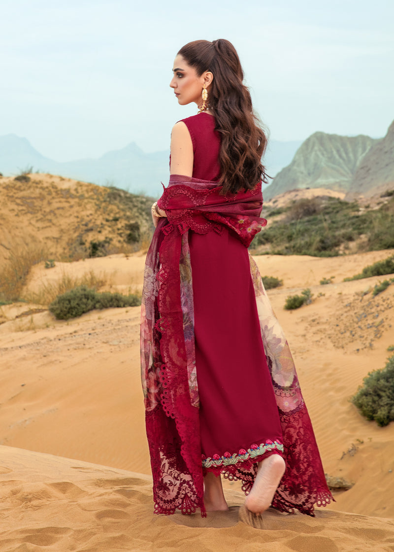 Lillie de Jong - Cherry | Saira Shakira | Crimson Lawn 2024