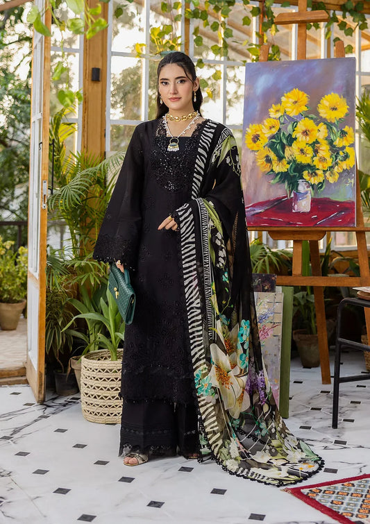 EEC-2A QUEEN OF DUSK | Elaf | E Craft Chikankari Collection 2025