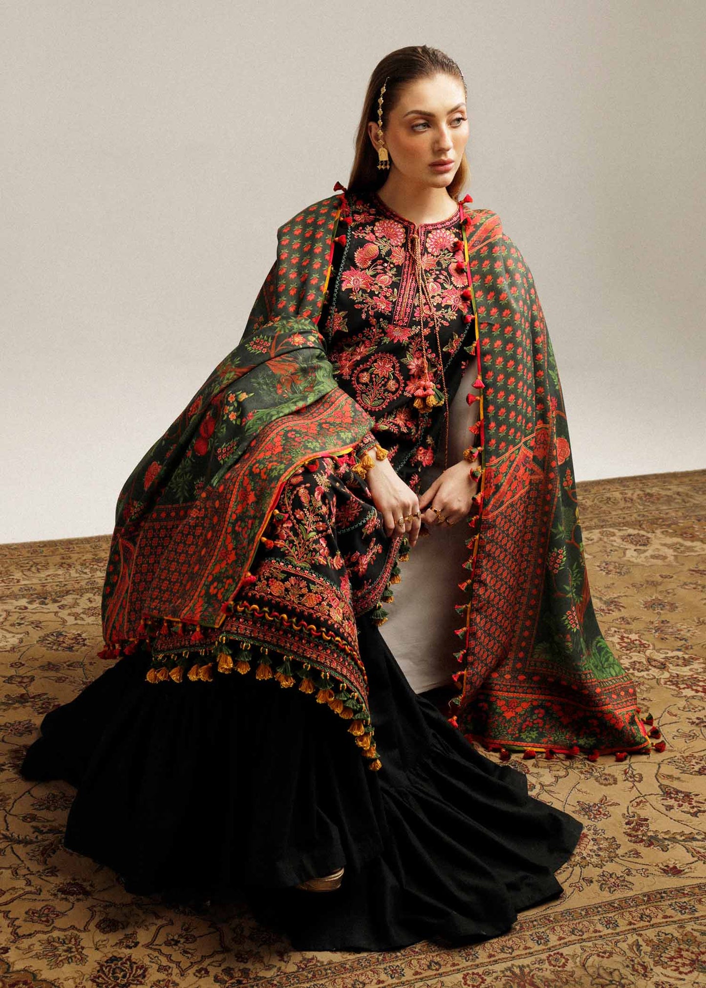 Raat | Hussain Rehar | Shawl Collection 2023