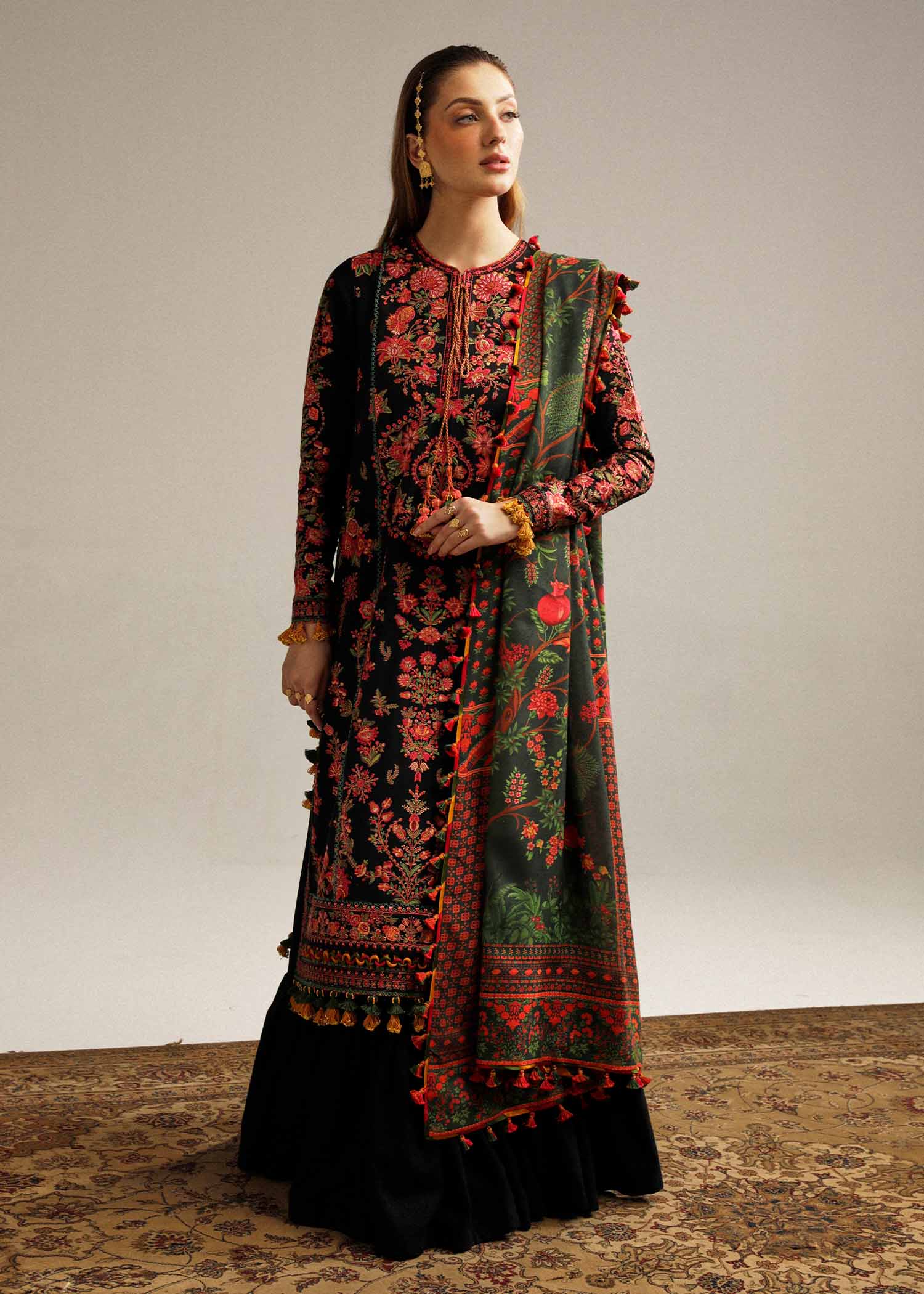 Raat | Hussain Rehar | Shawl Collection 2023